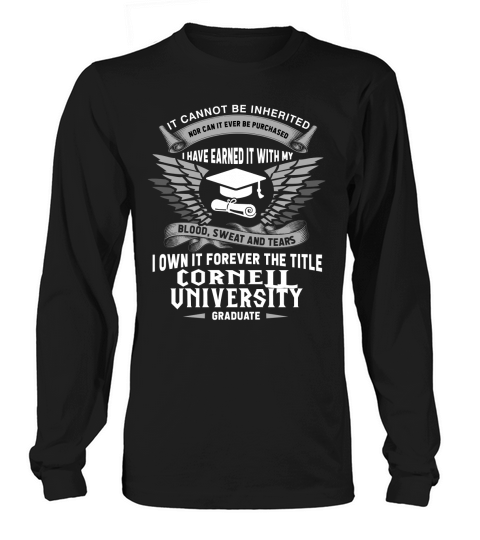 I Own It Forever The Title Cornell University Graduate 2020 Long sleeved Unisex