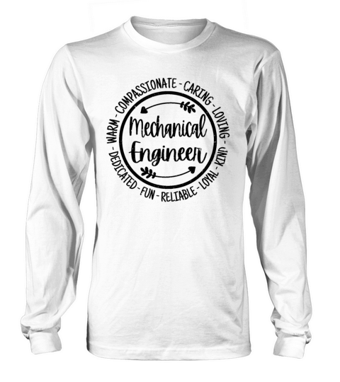 Mechanical Engineer Vintage Gift Long sleeved Unisex