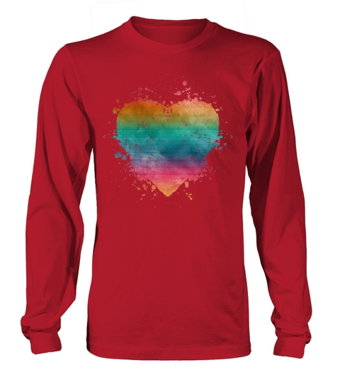 RainbowHeart SUMMER Long sleeved Unisex
