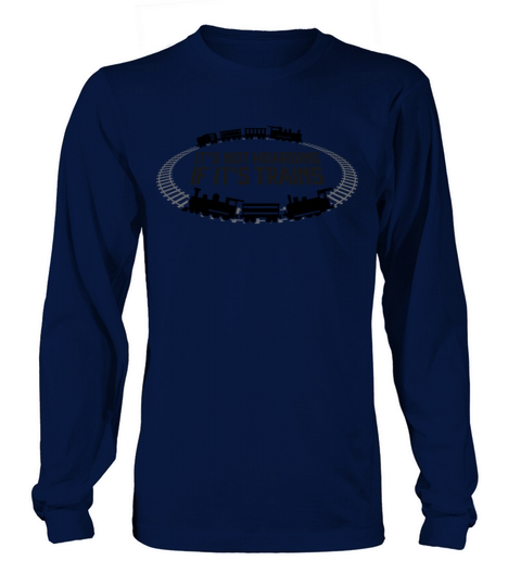 Steam Train Driver Trainspotting Long sleeved Unisex