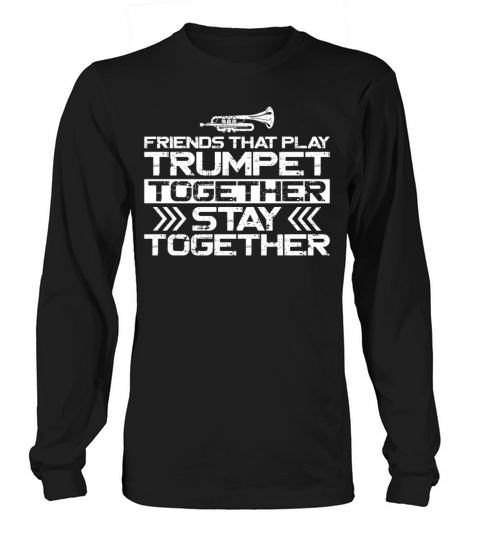Trumpet Player Besties Vintage Long sleeved Unisex