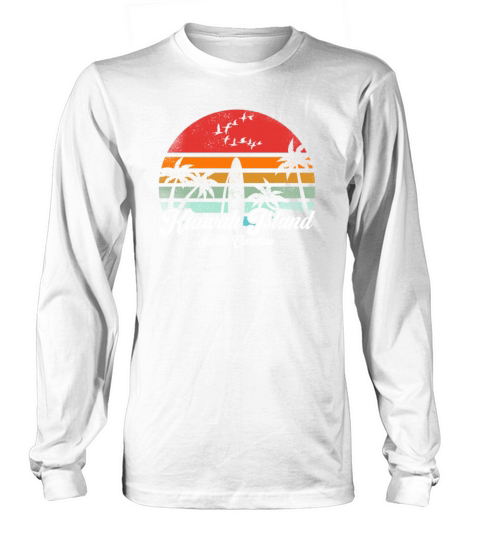Vintage Kiawah Island South Carolina Surfing Pun Long sleeved Unisex