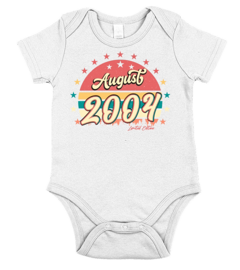 2004 August Finally Coming Of Age Short Sleeve Baby One-Piece