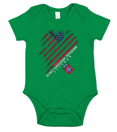 82nd Airborne Division Veteran Short Sleeve Baby One-Piece