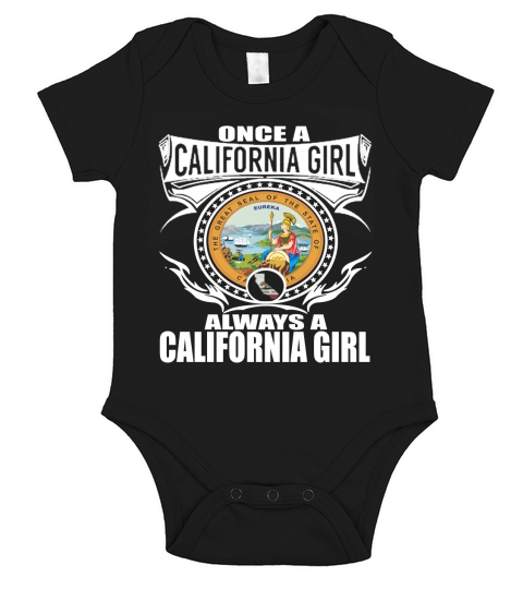 Always a California Girl Short Sleeve Baby One-Piece