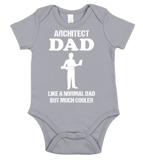 Architect Dad Quote Craftsman Profession Gift Short Sleeve Baby One-Piece