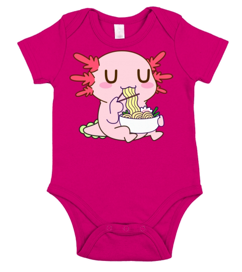 Axolotl Ramen Short Sleeve Baby One-Piece
