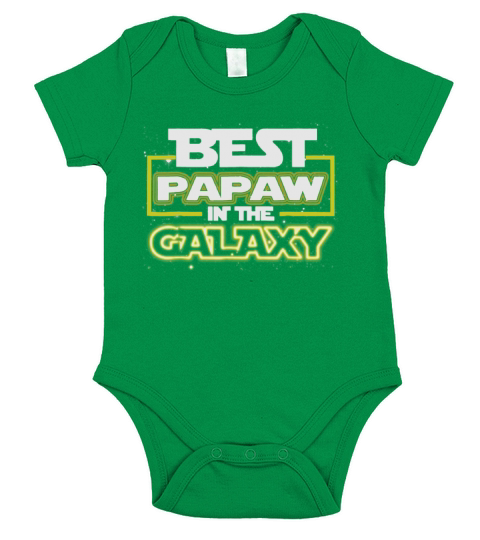Best Papaw In The Galaxy Shirt Short Sleeve Baby One-Piece