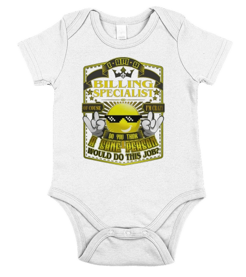 BILLING SPECIALIST Do This Job New Short Sleeve Baby One-Piece