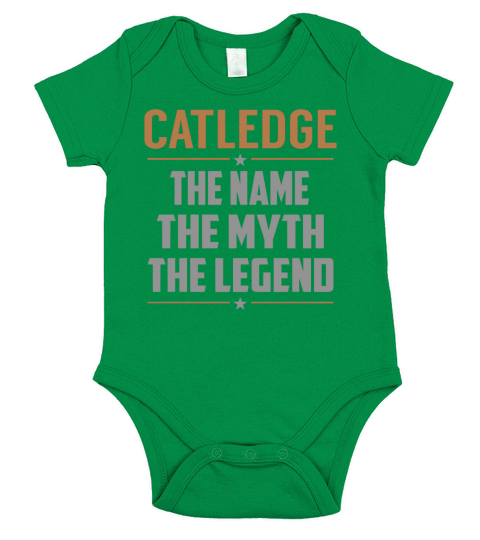 CATLEDGE The Name The Myth The Legend Name Shirts Short Sleeve Baby One-Piece