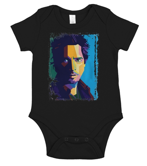 Chris Cornell WPAP Short Sleeve Baby One-Piece