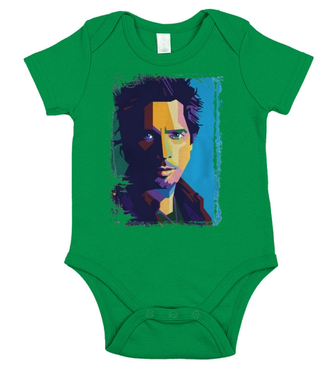 Chris Cornell WPAP Short Sleeve Baby One-Piece