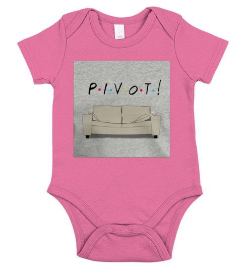 Friends Pivot Short Sleeve Baby One-Piece