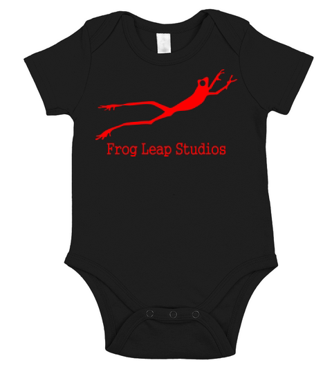 frog leap studios Red Short Sleeve Baby One-Piece