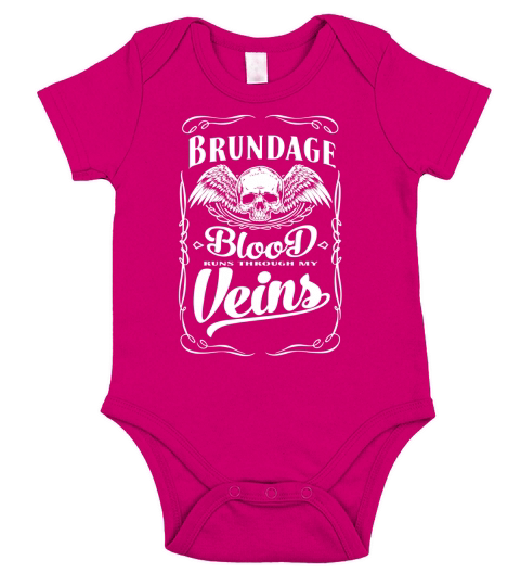 Funny Vintage Style Tshirt for Brundage Short Sleeve Baby One-Piece