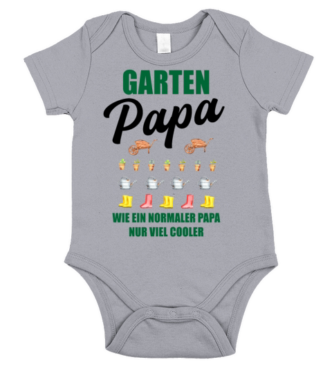 Garden Dad Funny Quote Gift Men Short Sleeve Baby One-Piece