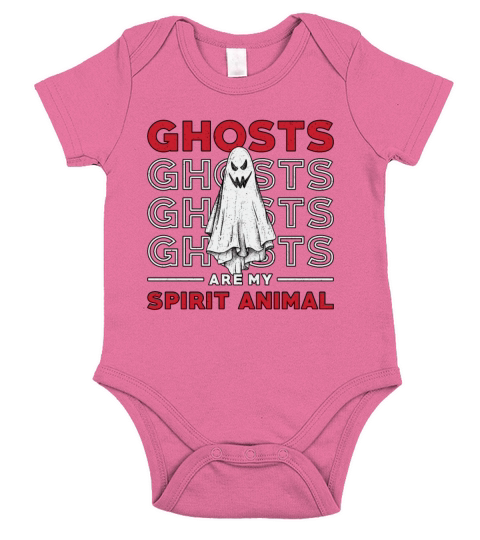 Ghosts Are My Spirit Animal Ghost Hunting Hunter Short Sleeve Baby One-Piece