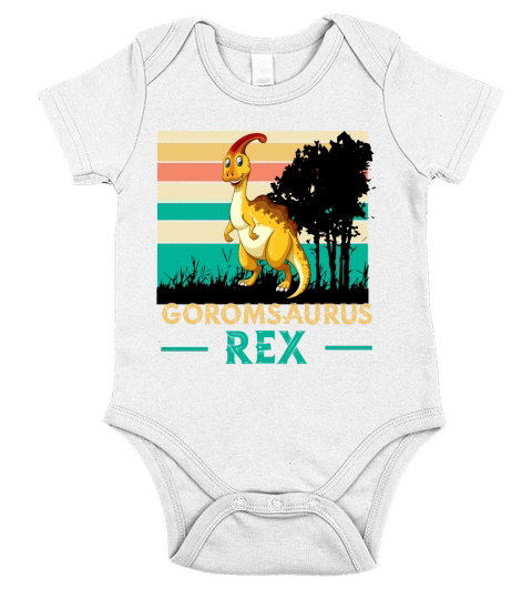 Goromsaurus rex Short Sleeve Baby One-Piece