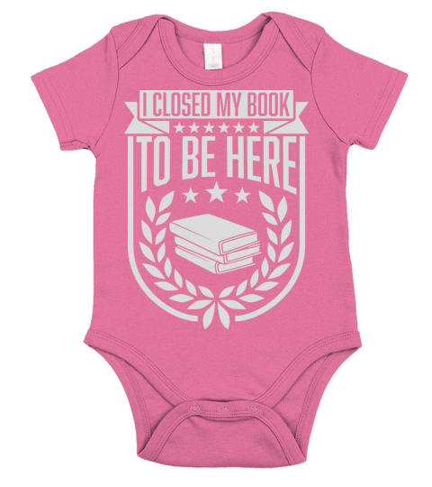 I closed my book Short Sleeve Baby One-Piece