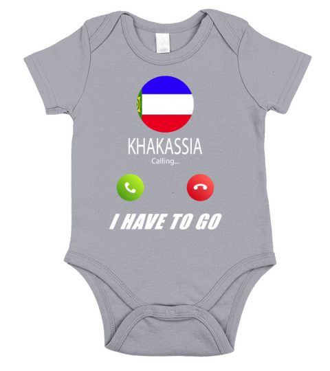 Khakassia is calling Is calling Flag Saying Short Sleeve Baby One-Piece