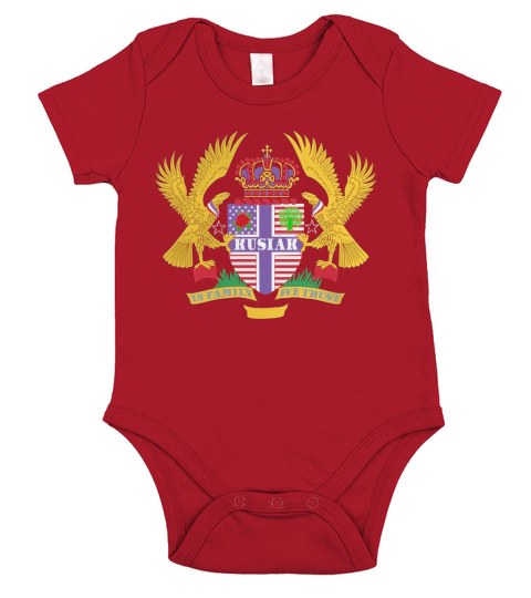 Kusiak Family Crest For American People - Kusiak Family T-Shirt, Hoodie, Sweatshirt Short Sleeve Baby One-Piece