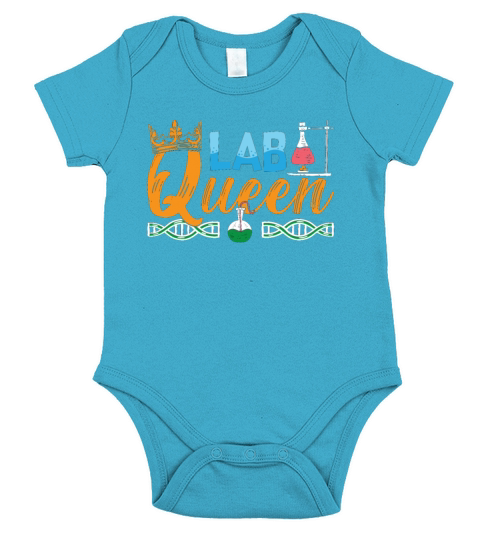 Lab Tech Lab Queen Laboratory Chemist Technician Short Sleeve Baby One-Piece