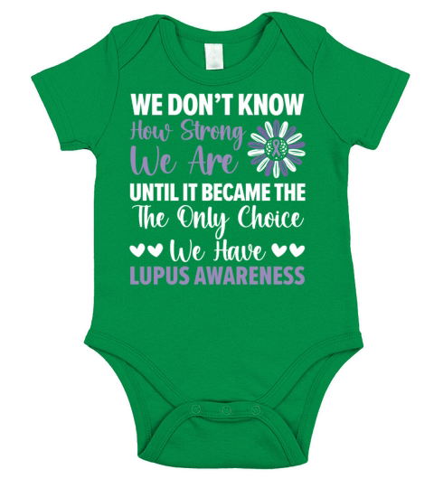 Lupus Awareness Purple Ribbon Autoimmune Disease Short Sleeve Baby One-Piece