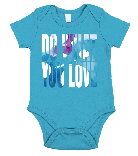Morning Quotes Do What You Love WatercolorsMorning Short Sleeve Baby One-Piece