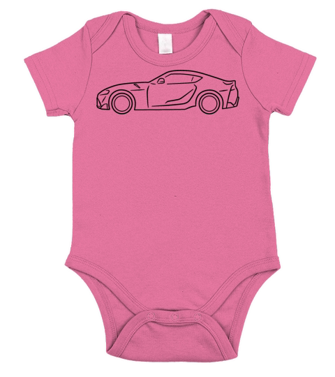 Polish car Short Sleeve Baby One-Piece