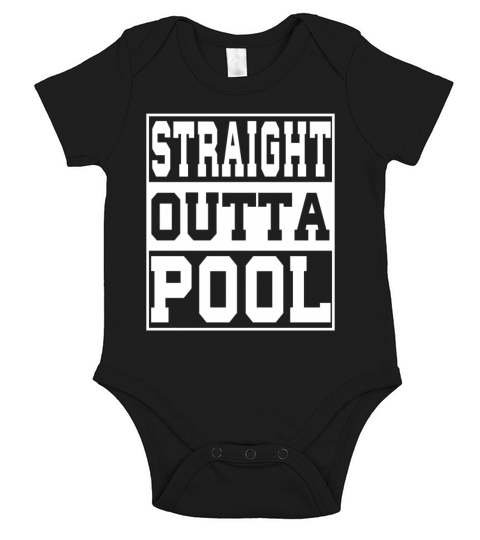 Pool Saying Funny Short Sleeve Baby One-Piece