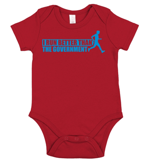 run better than government Short Sleeve Baby One-Piece