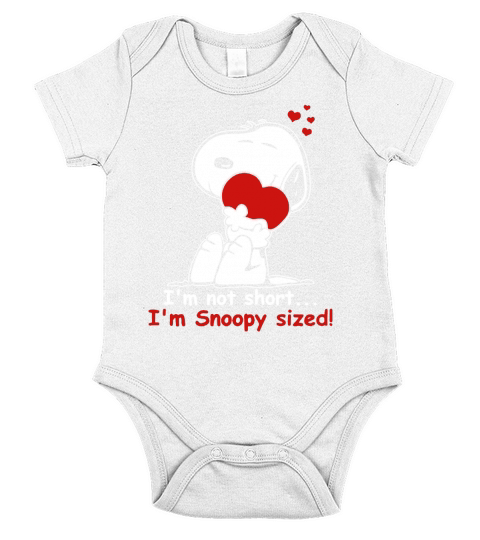 Snoopy Short Sleeve Baby One-Piece
