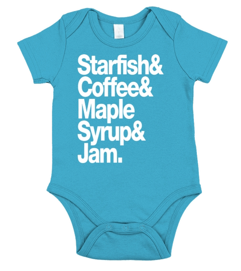 STARFISH COFFEE MAPLE SYRUP AND JAM - Mens Premium T-Shirt Short Sleeve Baby One-Piece