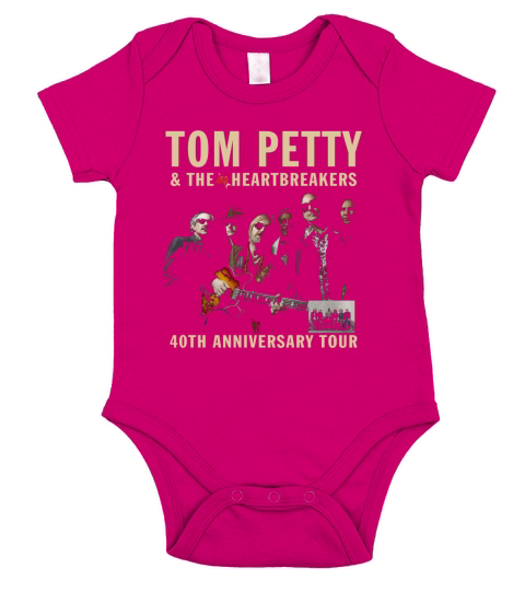 tom petty &amp;amp; the heartbreakers-40th anniversary tour Shirt Short Sleeve Baby One-Piece