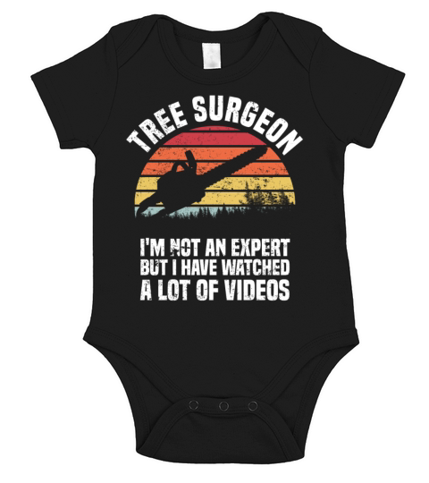 Vintage Lumberjack Funny Chainsaw Tree Surgeon Arb Short Sleeve Baby One-Piece