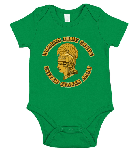Womens Army Corps (WAC) T-Shirt Short Sleeve Baby One-Piece