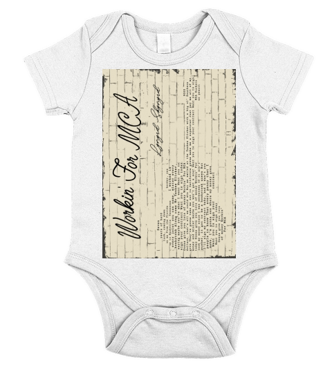 Workin For MCA Short Sleeve Baby One-Piece