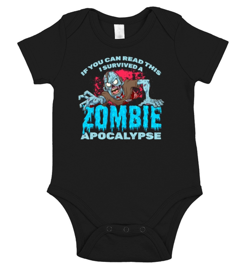 Zombies Short Sleeve Baby One-Piece