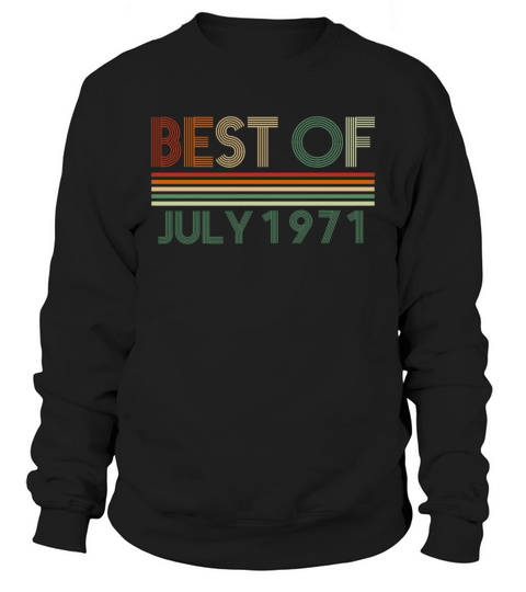 51st birthday July vintage 1971 gift idea Sweatshirt Unisex