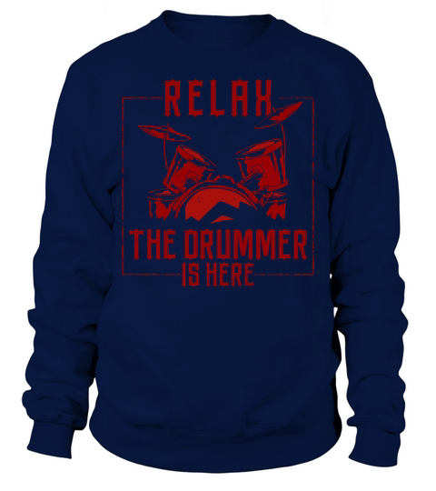 Drummer Drum Set Vintage Relax The Sweatshirt Unisex