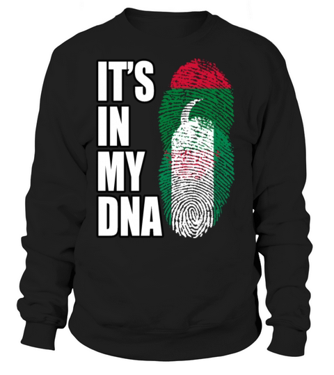 Maldivian And Nigerian Mix Heritage DNA Flag Sweatshirt Unisex