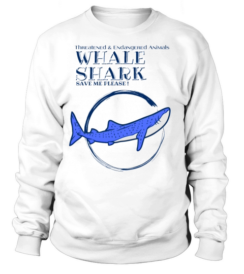Protect Marine Animal Whale Shark Sweatshirt Unisex