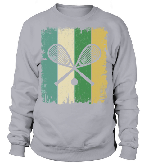 Retro Squash Player Team Fans Lovers Coaches Gift Sweatshirt Unisex
