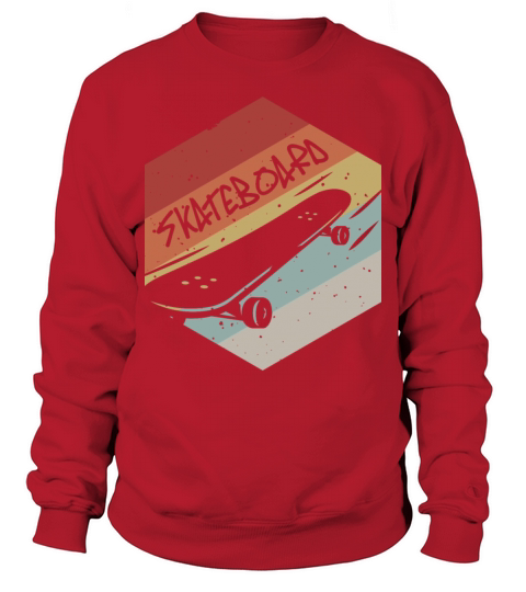 Retro Vintage Skateboard Sweatshirt Unisex