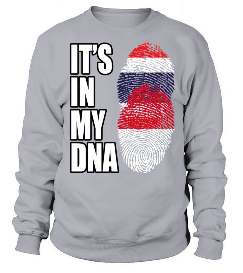 Thai And Indonesian Vintage Heritage DNA Flag Sweatshirt Unisex