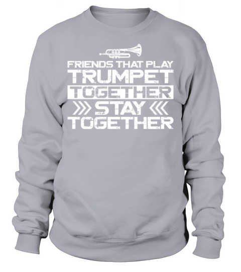 Trumpet Player Besties Vintage Sweatshirt Unisex