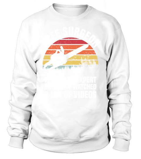 Vintage Lumberjack Funny Chainsaw Tree Surgeon Arb Sweatshirt Unisex