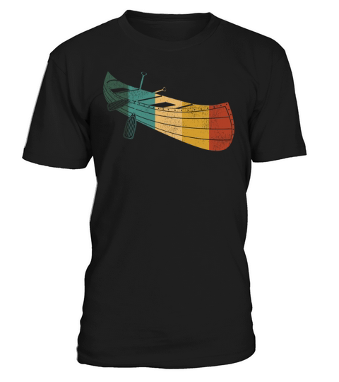 Canoe Canoeing Retro Vintage T-Shirt Unisex