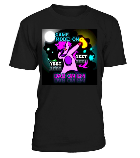Dabbing Unicorn Yeet Trendy Dance Gamer Quote T-Shirt Unisex