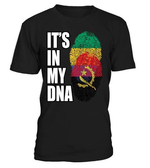 Gambian And Angolan Mix Heritage DNA Flag T-Shirt Unisex